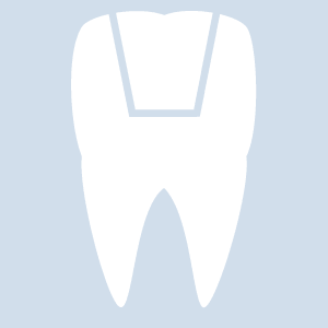 Icon für eine Zahnfüllung und Inlays